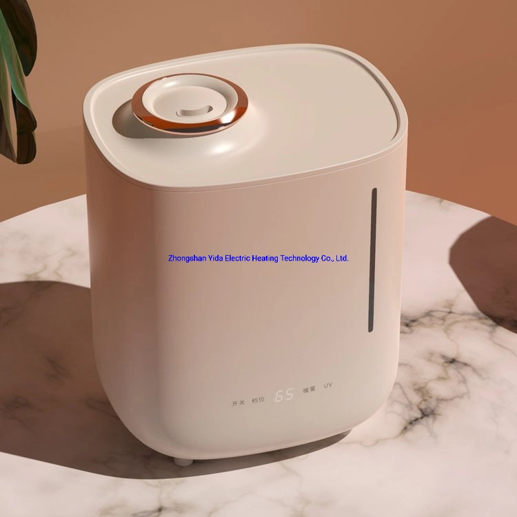 Factory Supply 5.0L Warm Mist Humidifier Top Filling Digital Control UV Lamp Humidifiers Steam Humidifier