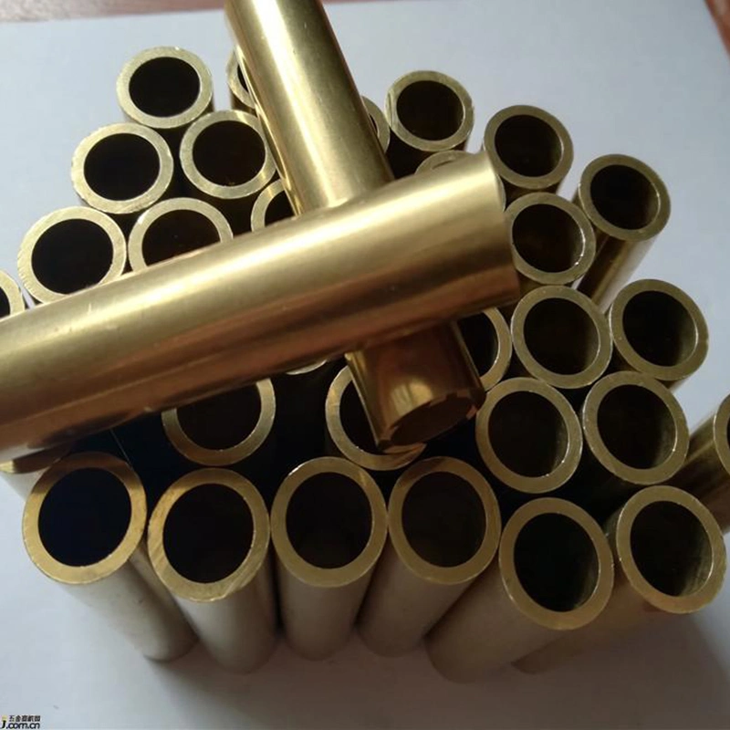 Seamless Copper Brass Coil Nickel Cuzn10 Cu70ni30 C22000 H90 Alloy Sheet Hard Brass Tube Straight Brass Pipe for Water/Refrigeration