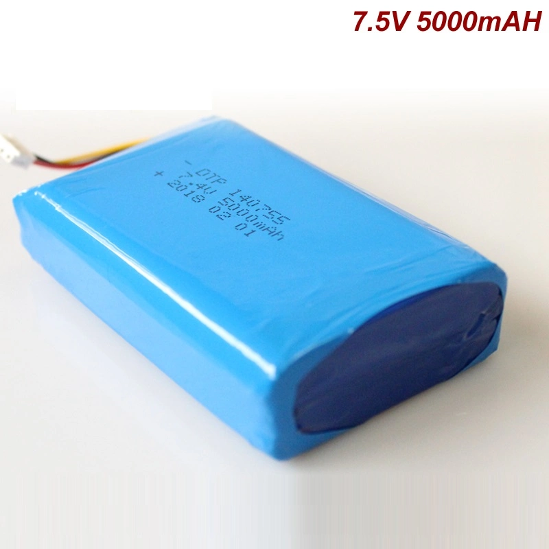 7,4V 5000mAh batería de polímero de ión litio