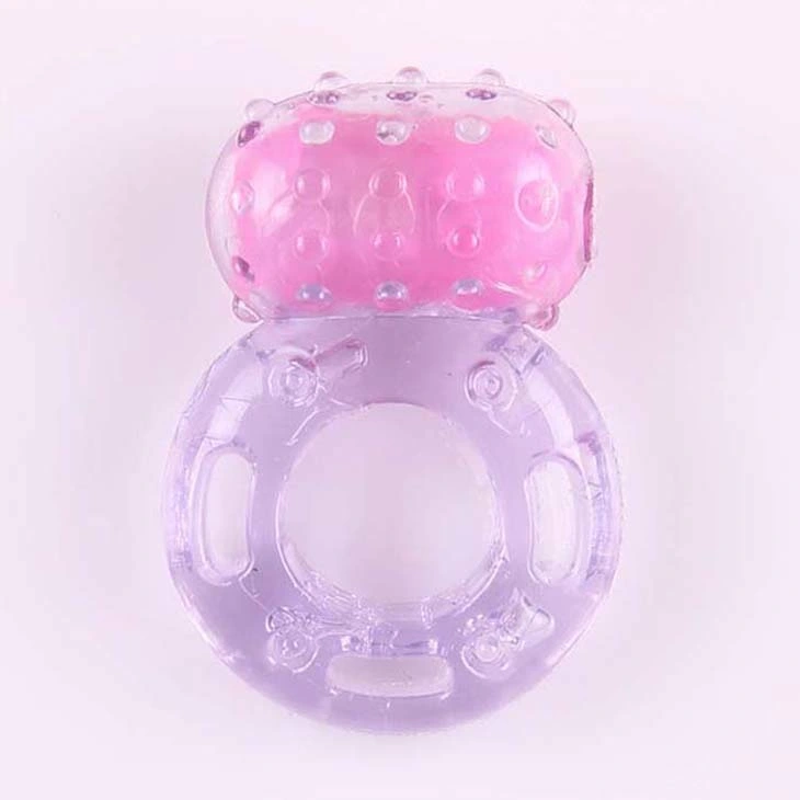 Colorful Vibrating Cock Ring for Adult