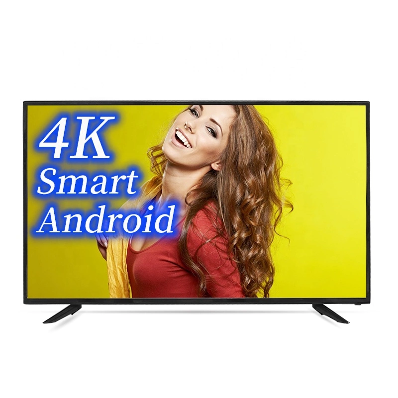 Os fabricantes de TV OEM fronteira estreito smart TV sem caixilho 17 19 22 24 32 40 42 43 50 55 60 65 Polegadas Tvs usados em casa 4K