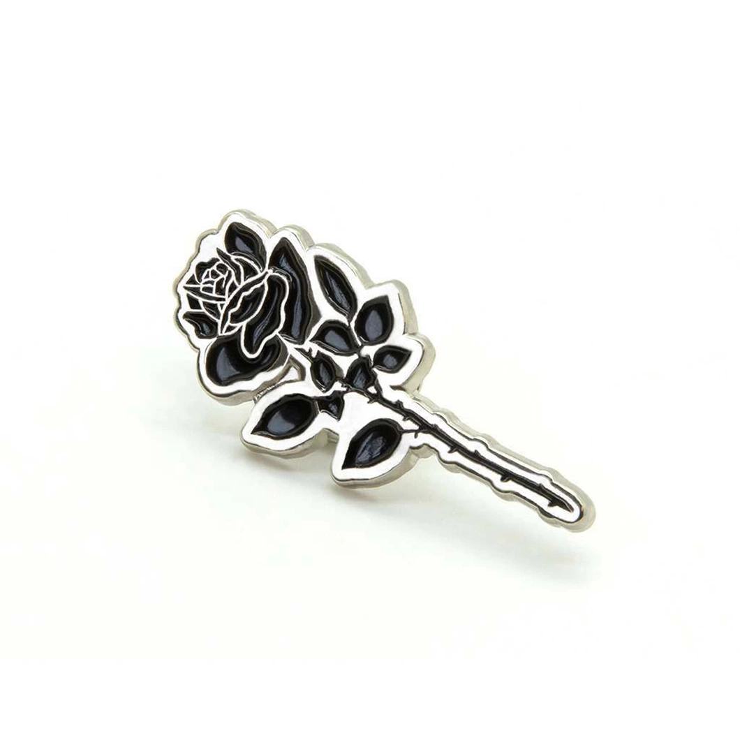 Günstige Werbegeschenk Karneval Militär Polizei Metall Handwerk Knopf Abzeichen Blume Designer hart weich Emaille Revers Pin (A2101064)