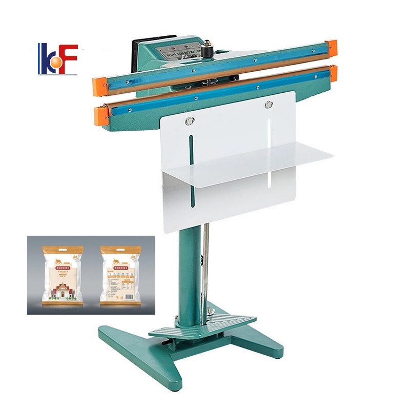 Semi-Automatic Direct Model Vertical Style Heat Foot Pedal Film Plastic Bag Sealer Sealing Machine