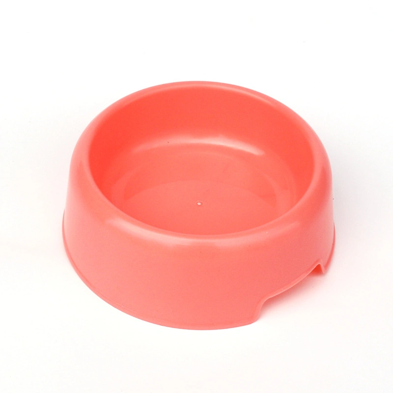 Pet Small Round Bowl Pet Plastic Single Bowl Dog Bowl Cat Bowl Plastic Bowl Drinking Bowl Pet Supplies