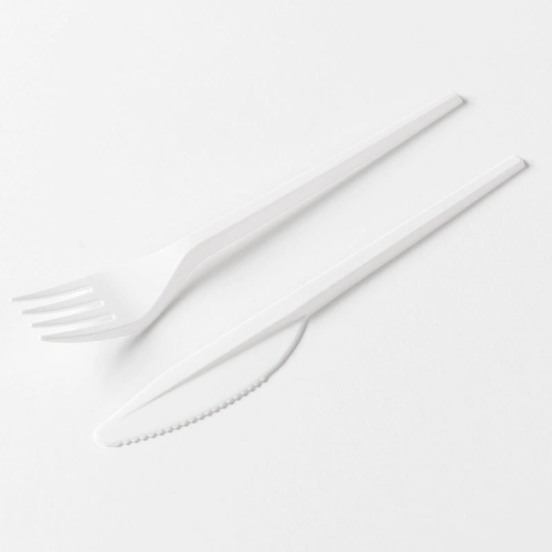 Набор столовых приборов PS Plastic Spoon Fork Disposable High Quality Горячая продажа 2.2g столовые приборы Оптовая фабрика Продать Custom Accept