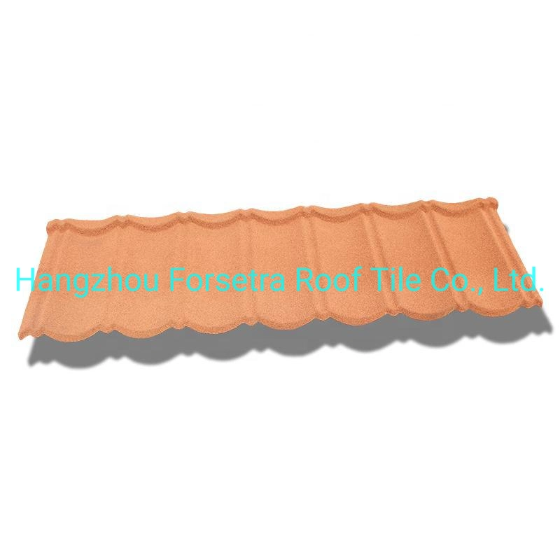 Stone Coated Forsetra Bond Roof Tiles Safety Classical Colorful Steel Plate Roof Tiles Metal Roofing Building Material