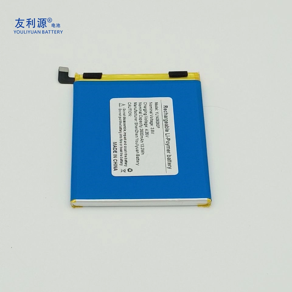 China Manufacturer Factory Lithium Lipo Battery 436282p 3.8V 3500mAh 13.3wh with FPC Leadwire for Mobile Phone Liion Polymer Battery