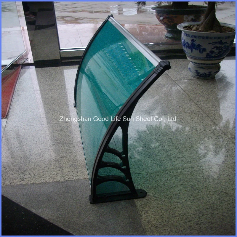 Outdoor DIY Plastic Polycarbonate Balcony Sun Shades with Aluminum Composite