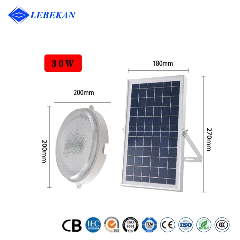 Home Using Wholesale/Supplier Price Interior Moon Lighting 30W 40W 50W Double Head Remote Control LED Ceiling Solar Indoor Light