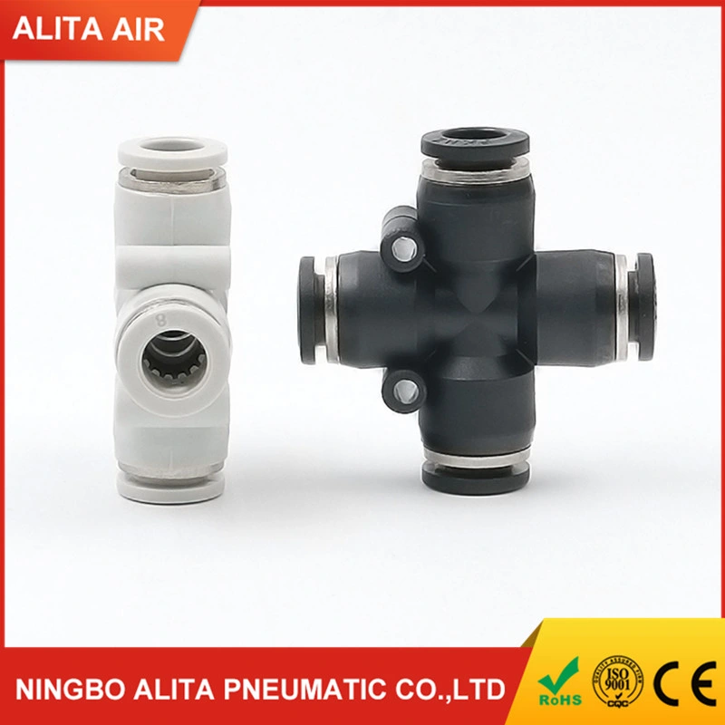 Air Splitter Gas Quick Connector One Touch Pneumatic Fittings