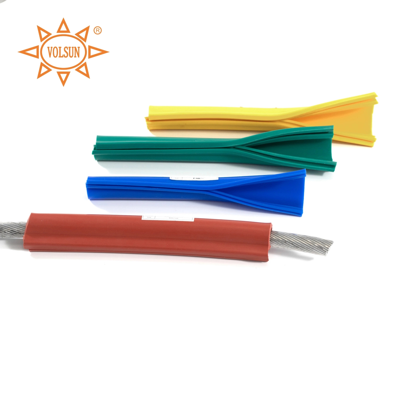 Flexible High Voltage Cable Wire Insulation Silicone Overhead Line Cover