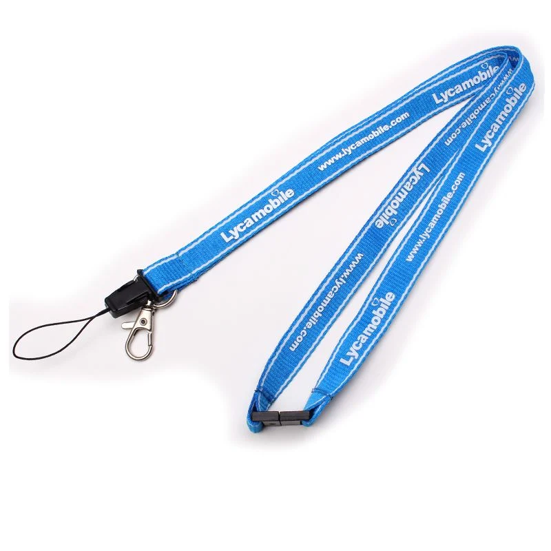 Custom Accessories Gift Printed Logo Woven Lanyards (035)