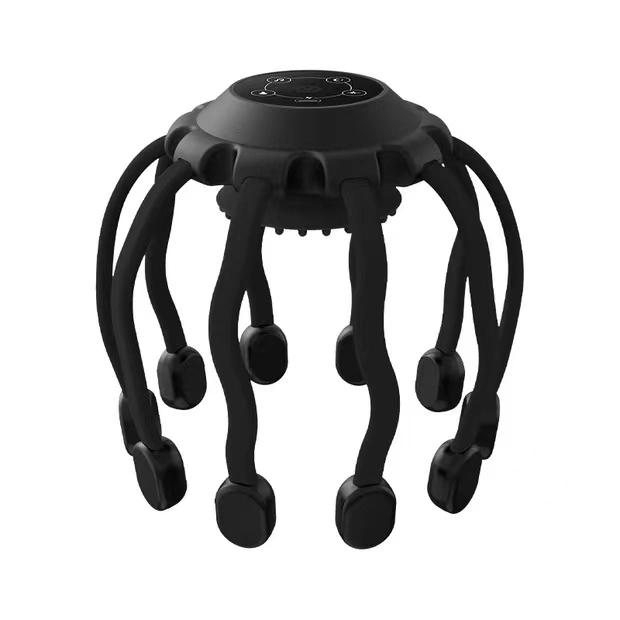 Vente en gros télécommande électrique rechargeable flux sanguin tête de cuir chevelu 3D Masseur