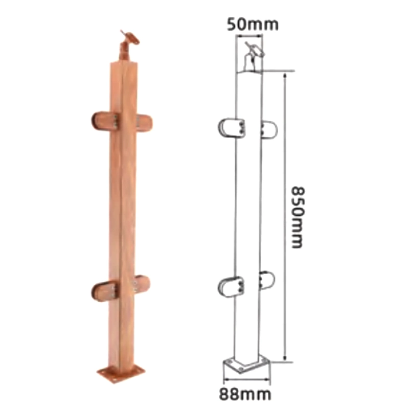 High quality/High cost performance  Stainless Steel Multi-Finish Balustrade Stair Handrail Strut