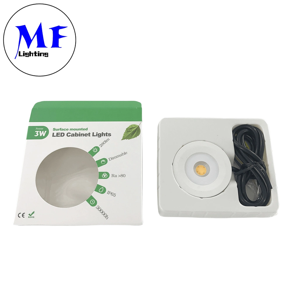 Fábrica directa de alta calidad IP65 impermeable bajo las luces de la cocina del gabinete Luces LED de armario Luz de armario 3W 5W