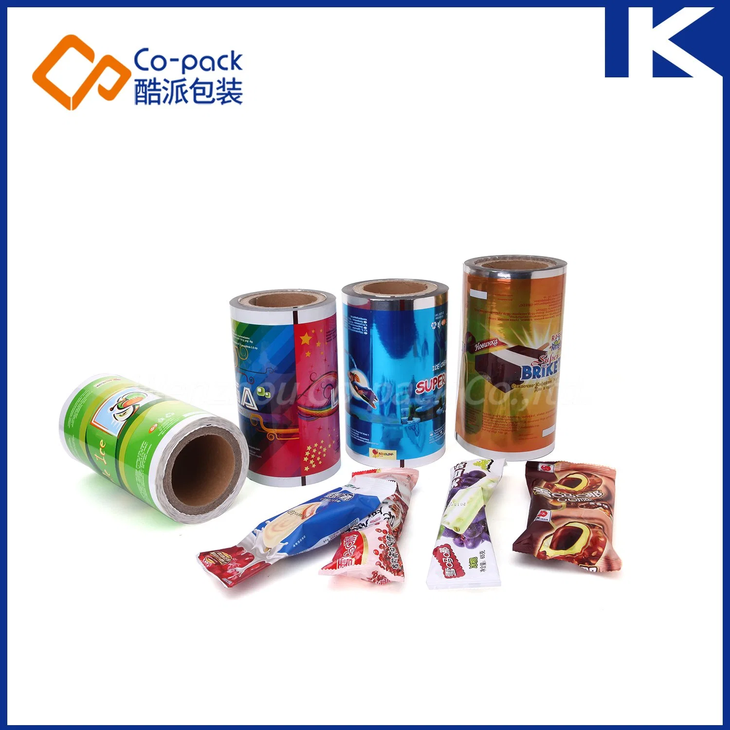 Automatic Luxury Candy/Confectionery/Chocolate Cold Seal Adhesive Wrapping Film