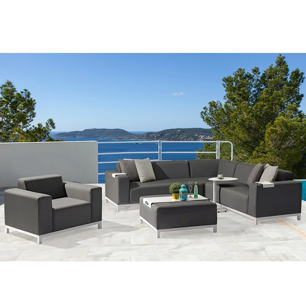 Outdoor Furniture Ready to Ship 6 PCS Aluminum Garden Set Popular Modern Other Outdoor Furniture