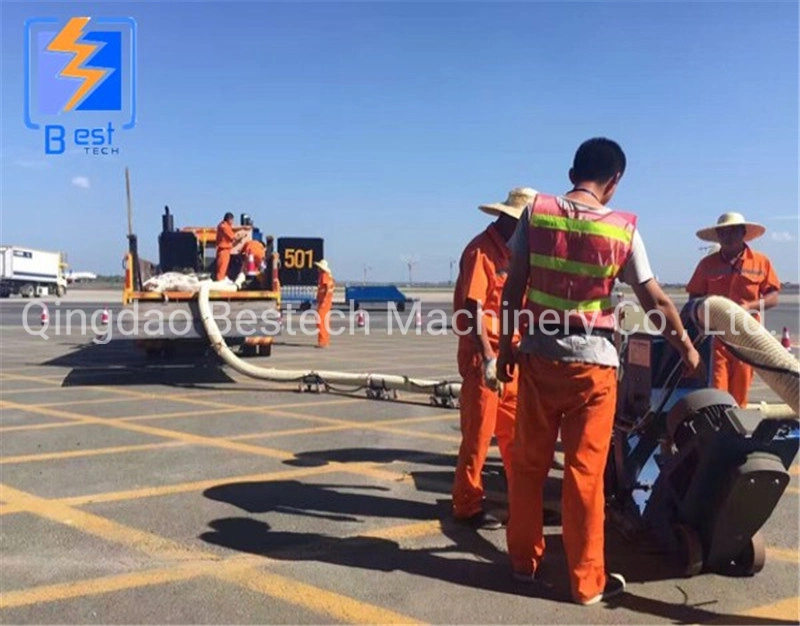 Máquina de granallado para limpieza de superficies metálicas de puentes y carreteras a bajo precio.