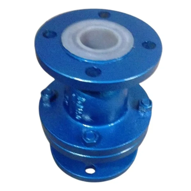 Cast Steel Corrosion-Resistant PTFE One-Way Swing Check Valve Fluorine Flange Check Valve