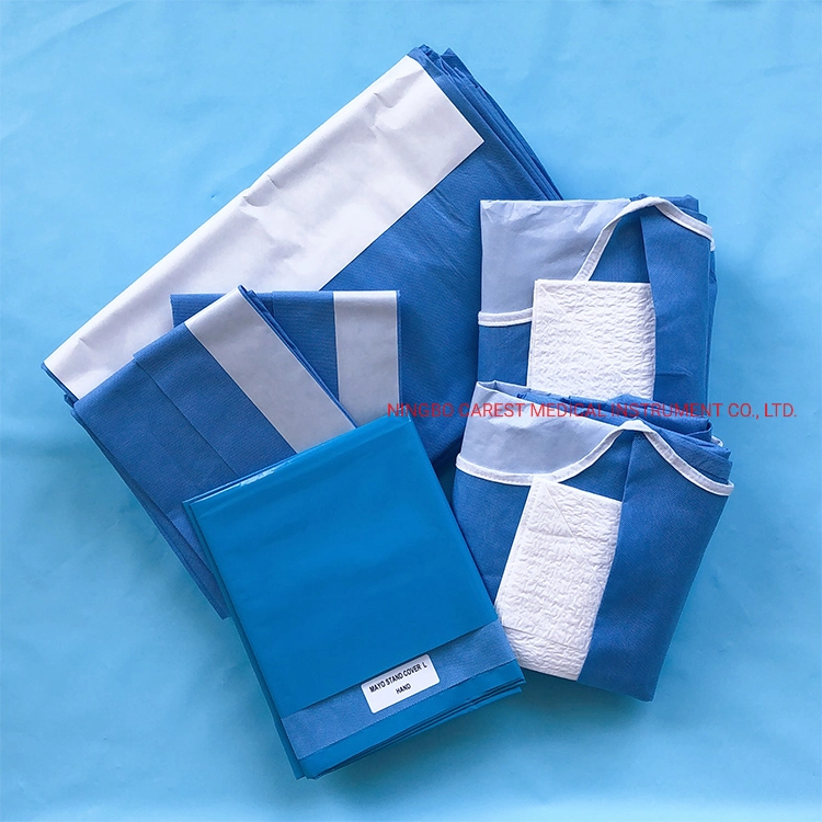 Factory Supply Sterile Surgical Delivery Pack Portable Disposable Ob Pack