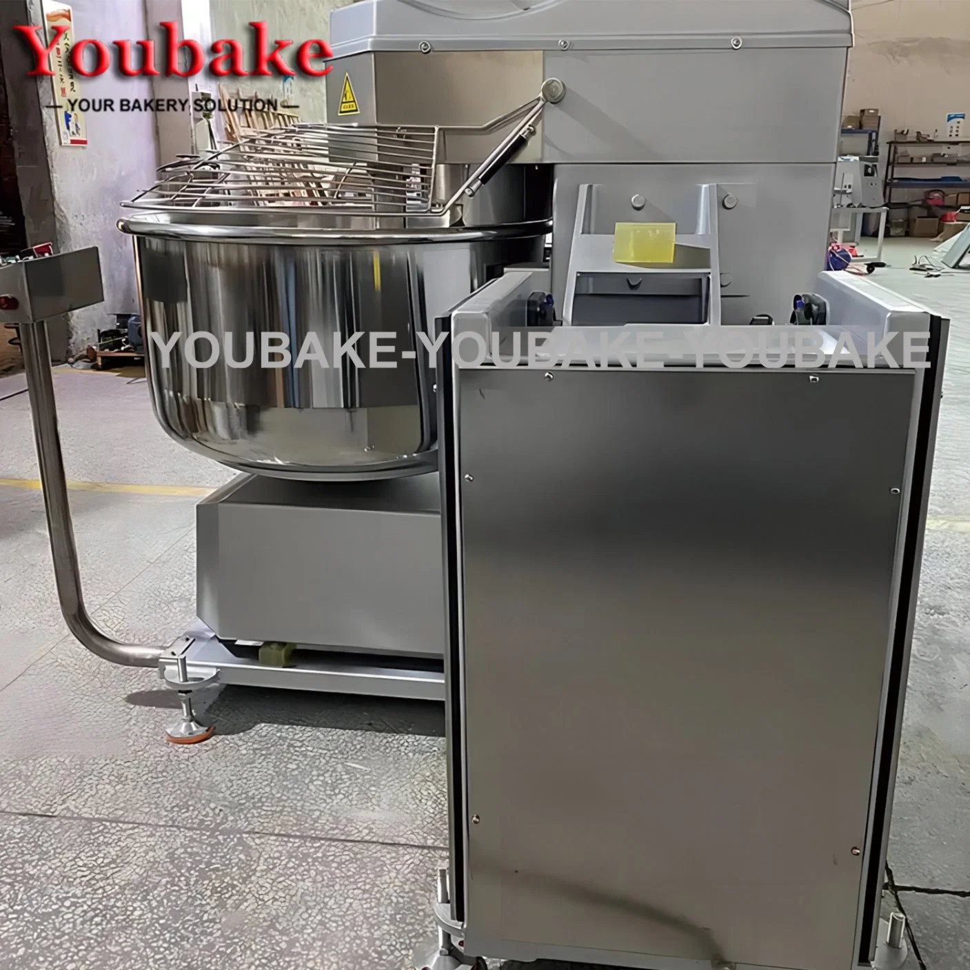 75kg Commercial Industrial Overturning Spiral Mixer with Lift Removable Bowl Flour Dough Mixer