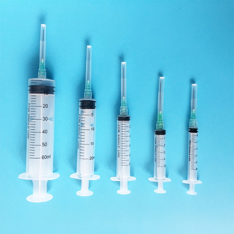 Hospital Disposable Medical Consumables Medical Sterile Surgical Disposable Syringe with Needle