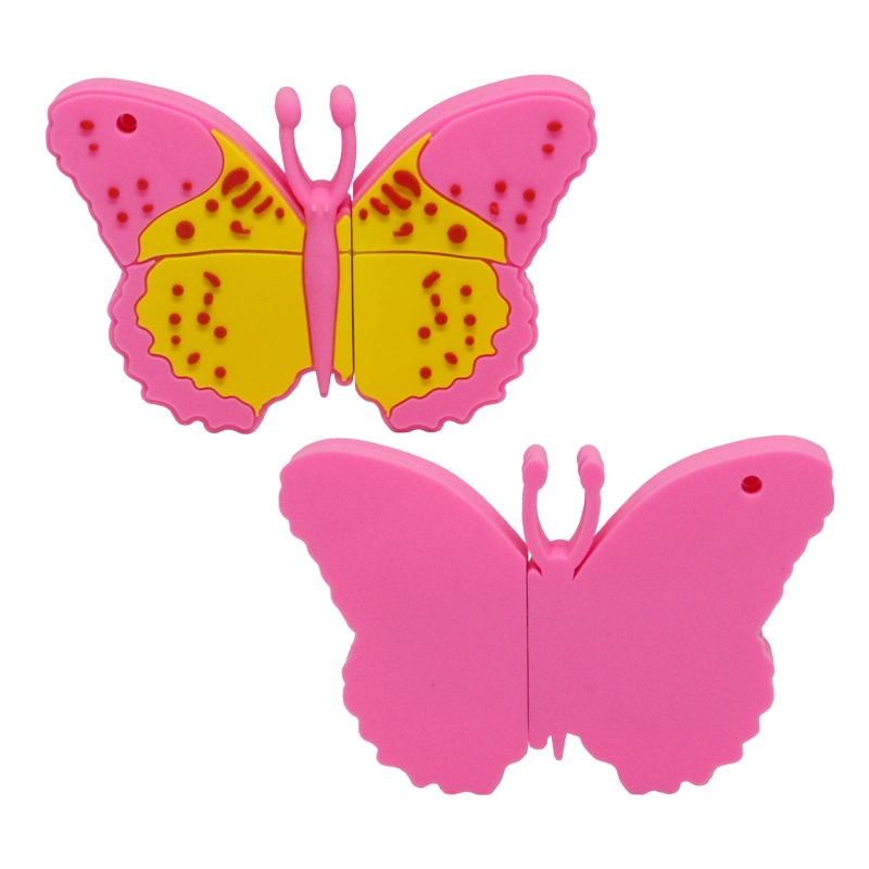 Nuevo disco Flash USB de PVC Butterfly 8GB 16GB 32GB