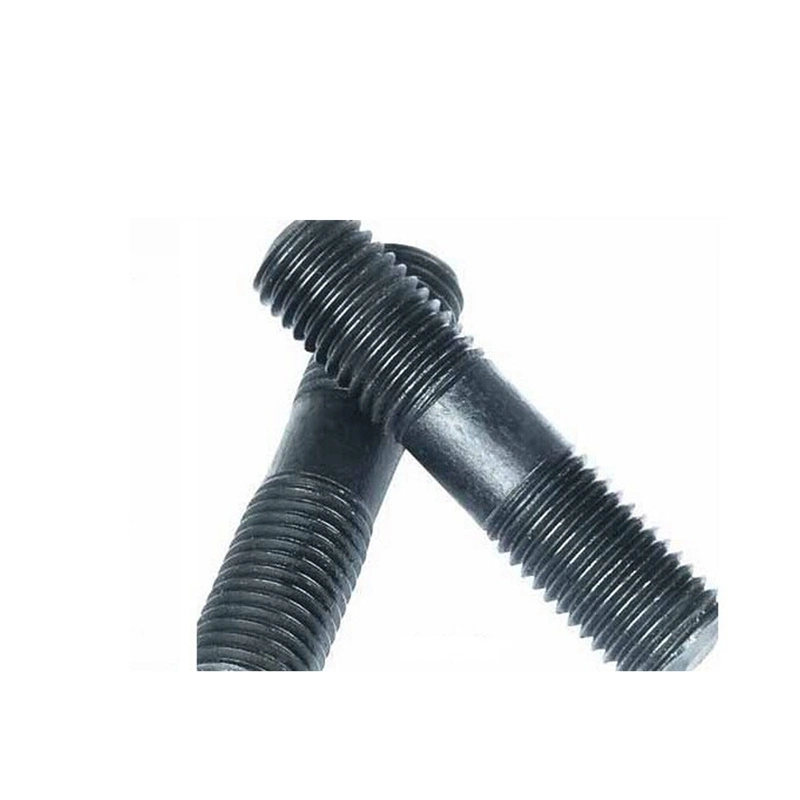 Stud Bolt with Double Ends Black Oxide Partial Threads 3/8 1/2 5/8