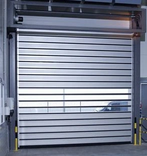 Logistics Chanel PU Foaming Dust Proof Roll up Rapid Rise Aluminum Alloy Quick High Speed Roller Shutters