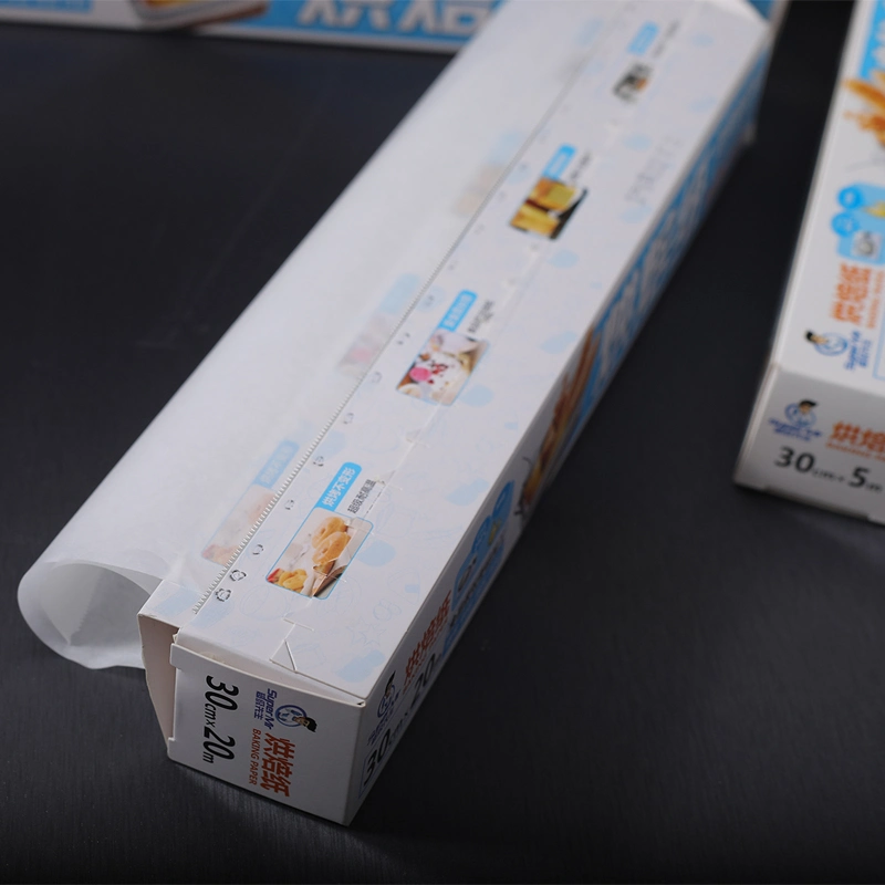 Box with Serrated of Roll Baking Paper