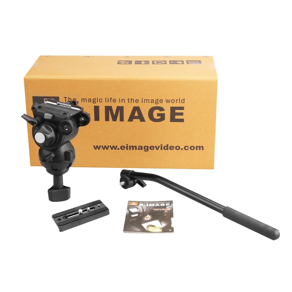 E-Image Video Camera Head with Handle Quick Release Plate for Mirrorless and DSLR (GH03)