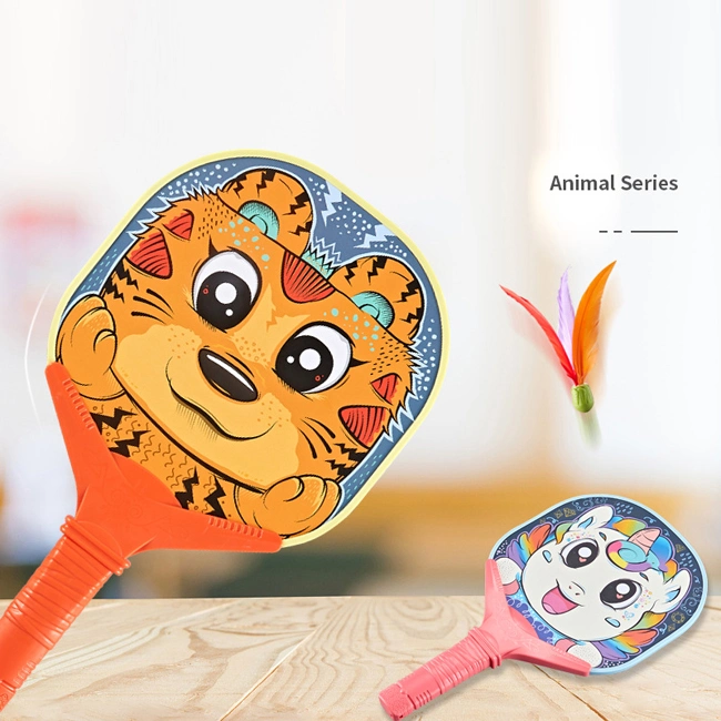 Los niños Cricket animales de dibujos animados de raqueta bádminton gimnasia de juguetes y entretenimiento para niños Juguetes interesantes deportes outdoor Indoor Bat