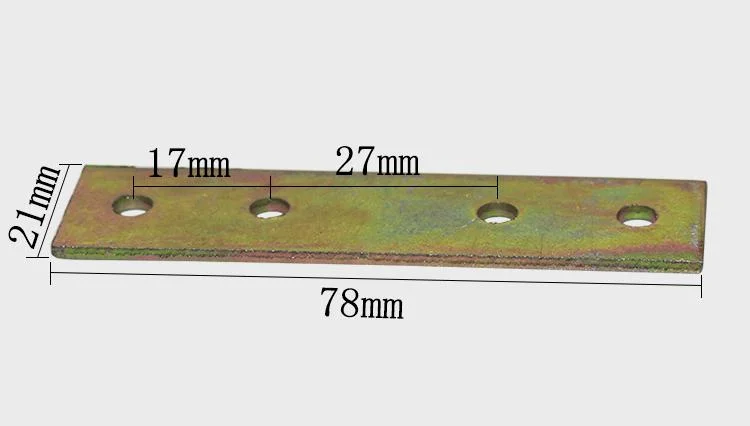 Seismic Corner Protector Connector Corridor Seismic Bracket Accessories Three-Hole Straight Connector