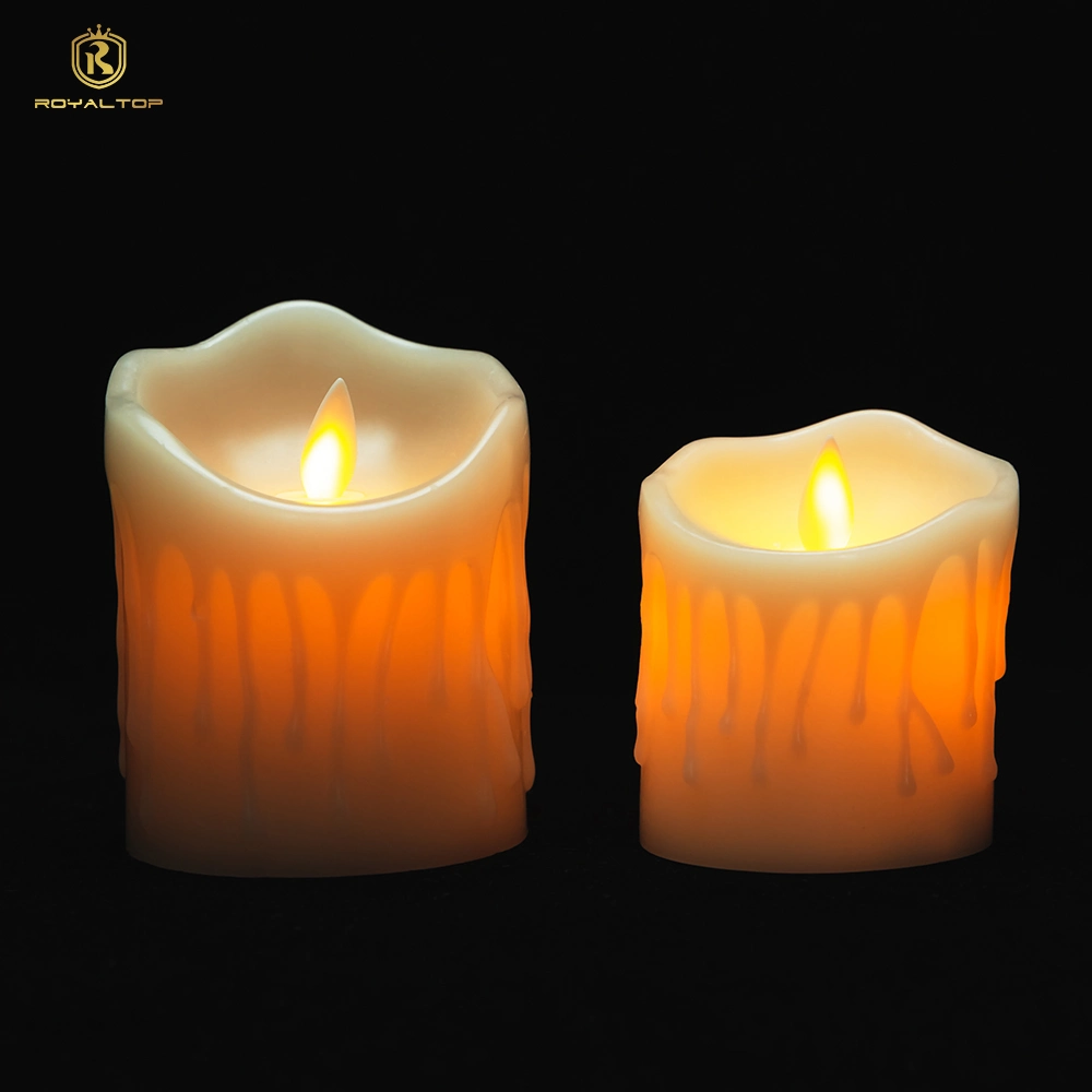 Wholesale/Supplier Warm White Battery Paraffin Real Wax Flameless LED Candle