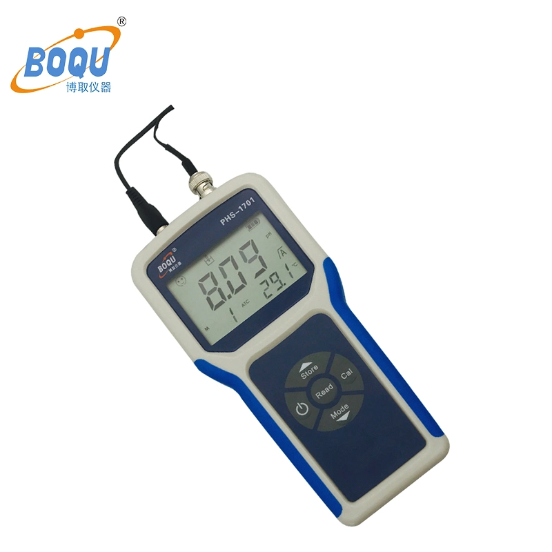 Medidor portátil de pH ORP Boqu PHS-1701 Medidor digital de pH para Agua pH Medidor costo sensor pH/ORP Precio Medidor/Analizador