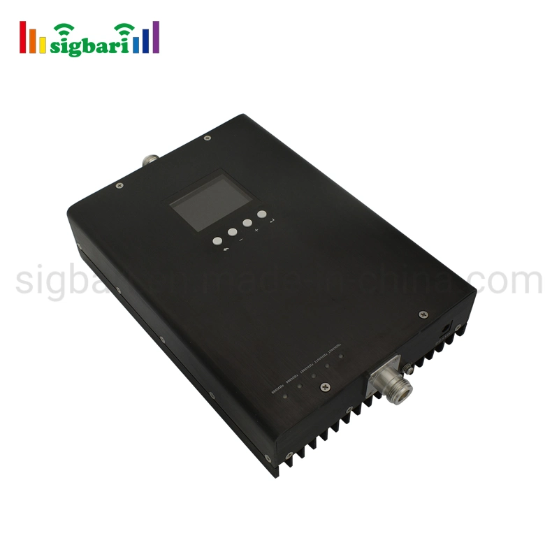 2022 Neuer AGC &amp; ALC, MGC, Auto-Shut-Down, Isolationserkennung GSM Repeater Five Band Smart LCD Display Booster 800/900/1800/2100/2600MHz 2g 3G 4G 5G LTE Repeater