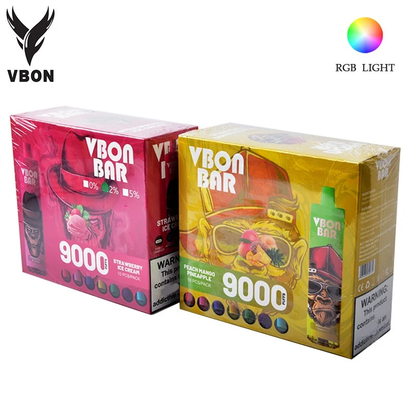 Mamba 9000 Puffs Vbon Bar E-Juicy Smoking rechargeable E-cigarette Avaluable VAPE