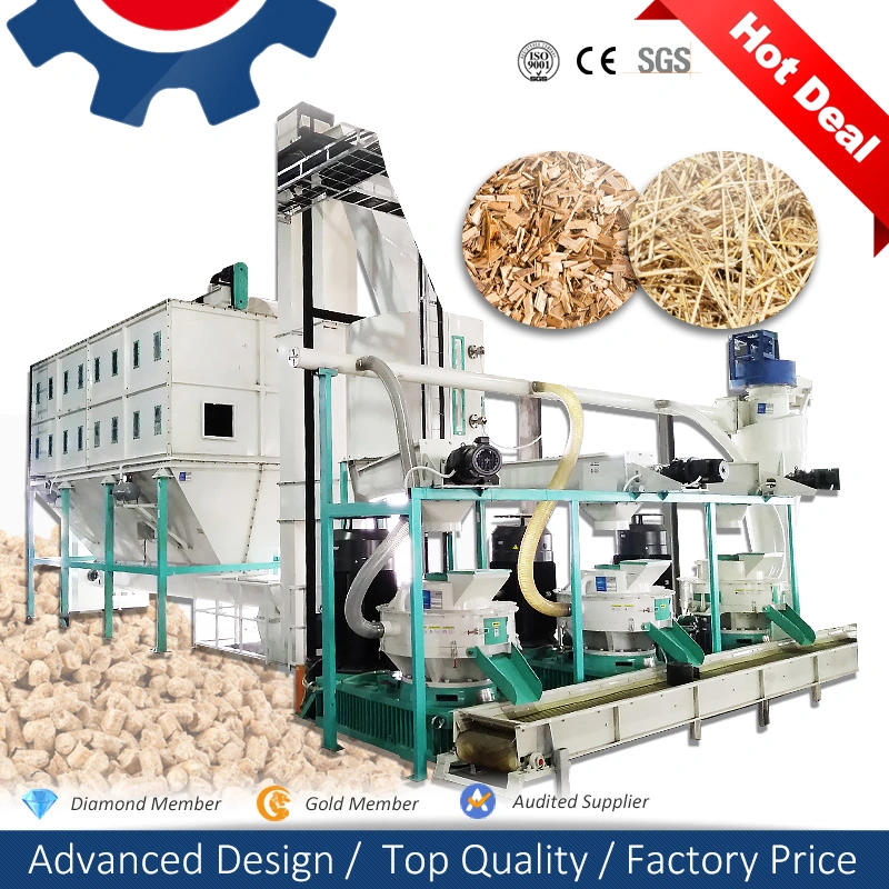 CE Certified Sawdust Biofuel Wheat Straw Leaf Pelletizer Making Machine