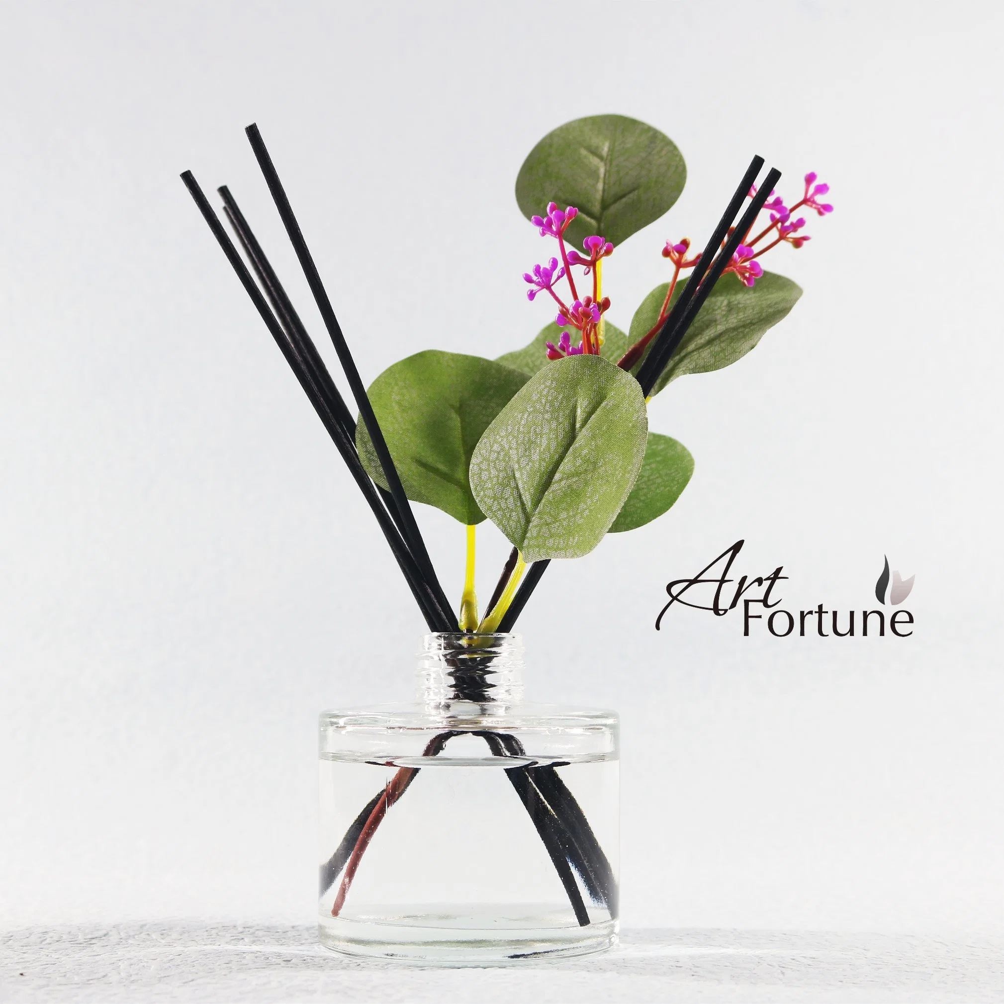 Bestseller romantische vier Jahreszeiten Reed Diffusor mit Blumen für Dekoration Und Geschenke Für Zuhause
