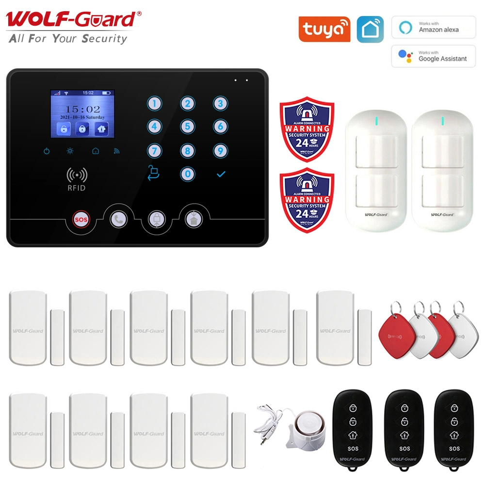 Tuya 4G Smart Home Alarm Security System with Smoke Detector