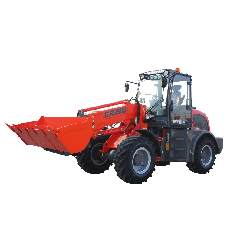 High quality/High cost performance  Chinese Factory Supply Everun ER2500 2.5ton Telescopic Wheel Loader