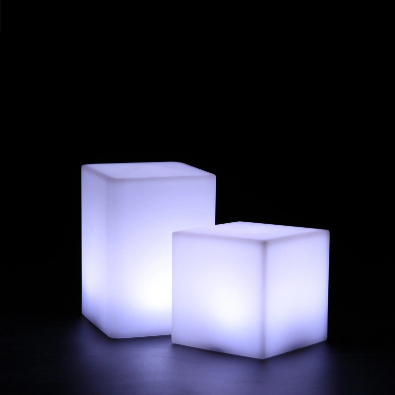 RGB LED Decorative Lights Cube Design Bed Room Furniture Home Decorative Lights Bedroom Set