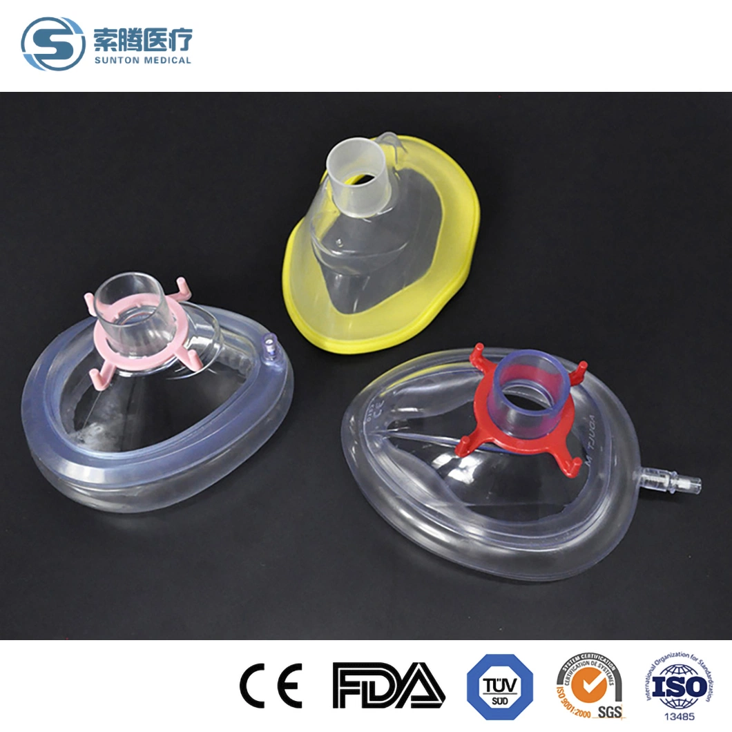 Sunton Sample Available Disposable 200cm Oxygen Tube High-Quality Colorful Soft Silicone China Anesthesia Mask Supplier