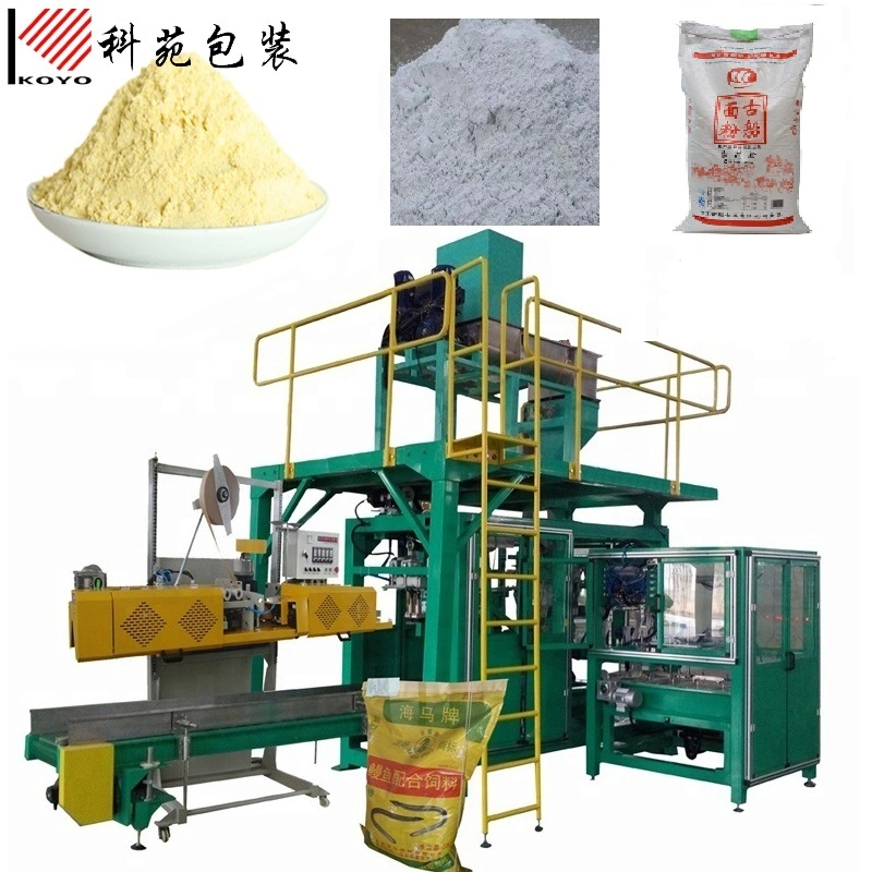Automatic 25kg 50kg Powder PP Woven Bag Packing Packaging Machine