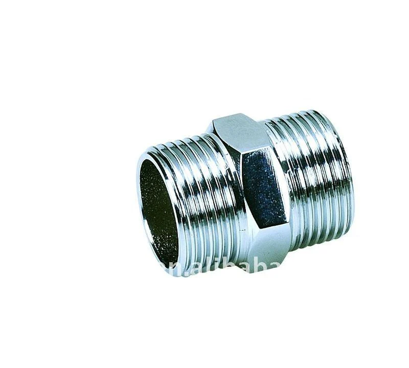 Chrome-Plated Nipple mm for Brass Screw Fittings