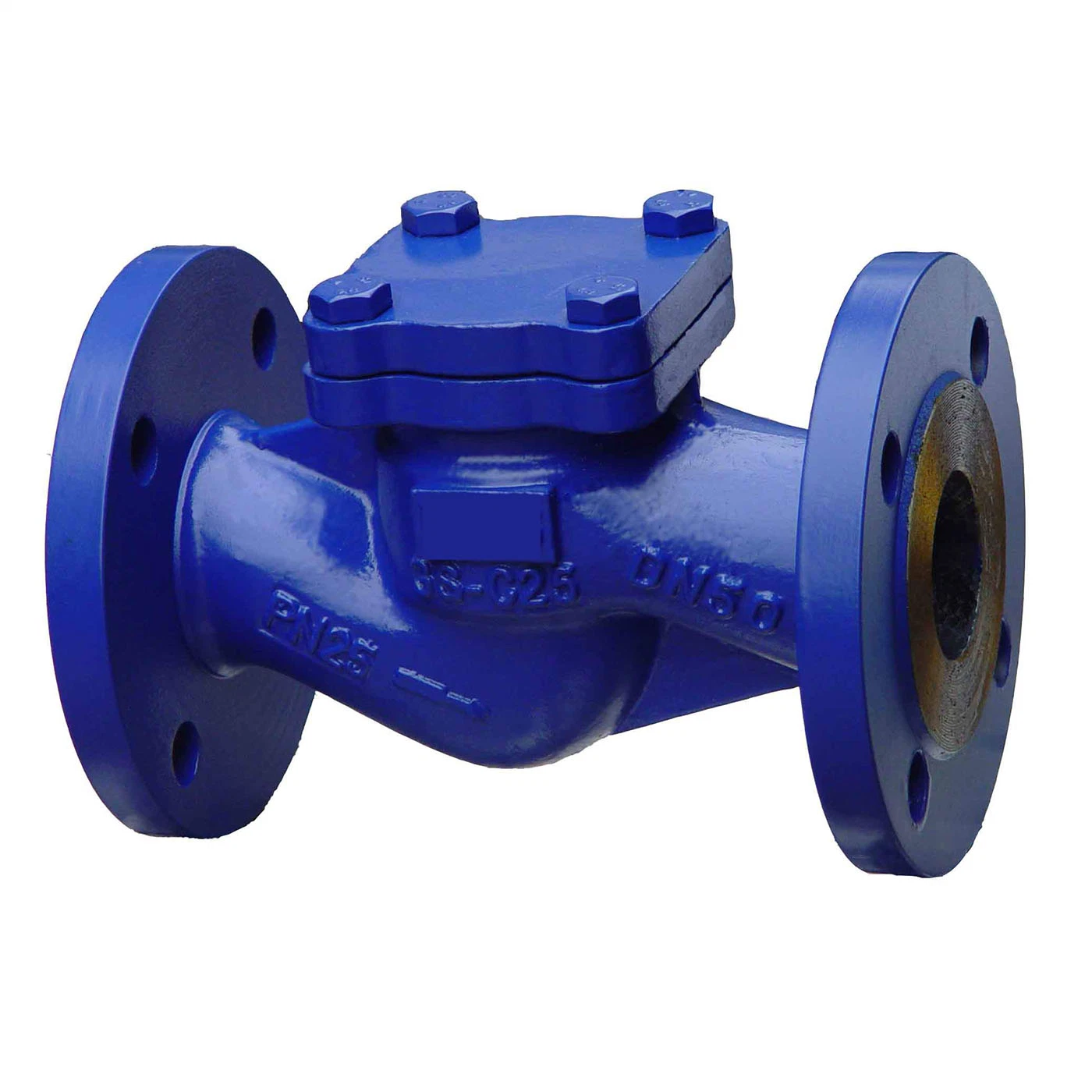 API/DIN/BS Carbon Steel/Cast Iron Rubber Seat Flange Lift Swing Check Valve