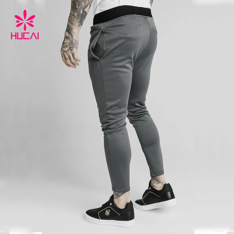 Trabalho personalizado Pants homens calça de corrida Slim Fit Velo