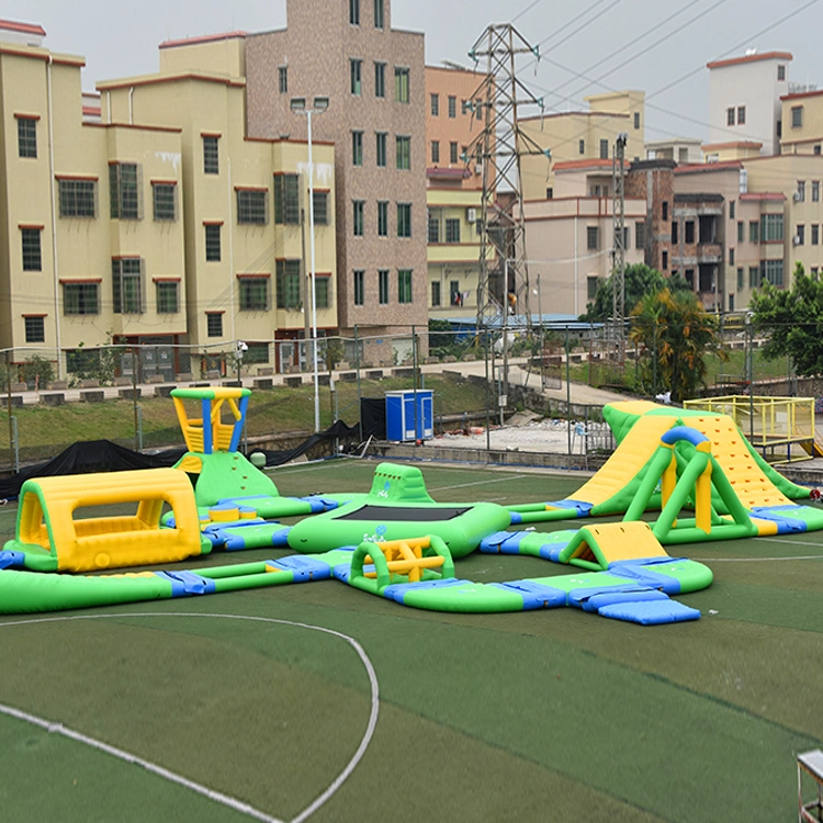 Customized Inflatable Water Park Obstacle Course/ Aquatic Sport Platform Inflatable Floating Water Park Inflatable Water Park Sport Play Equipment Floating Aqua