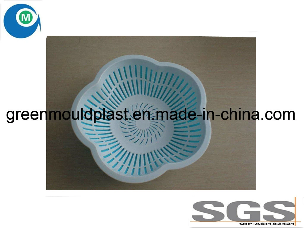 Family Kitchen Essential Kitchenware Plastic Injection Basket Fruit Basket Mould Making