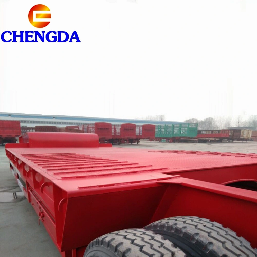 80 Ton Trailer Low Bed with Low Loader